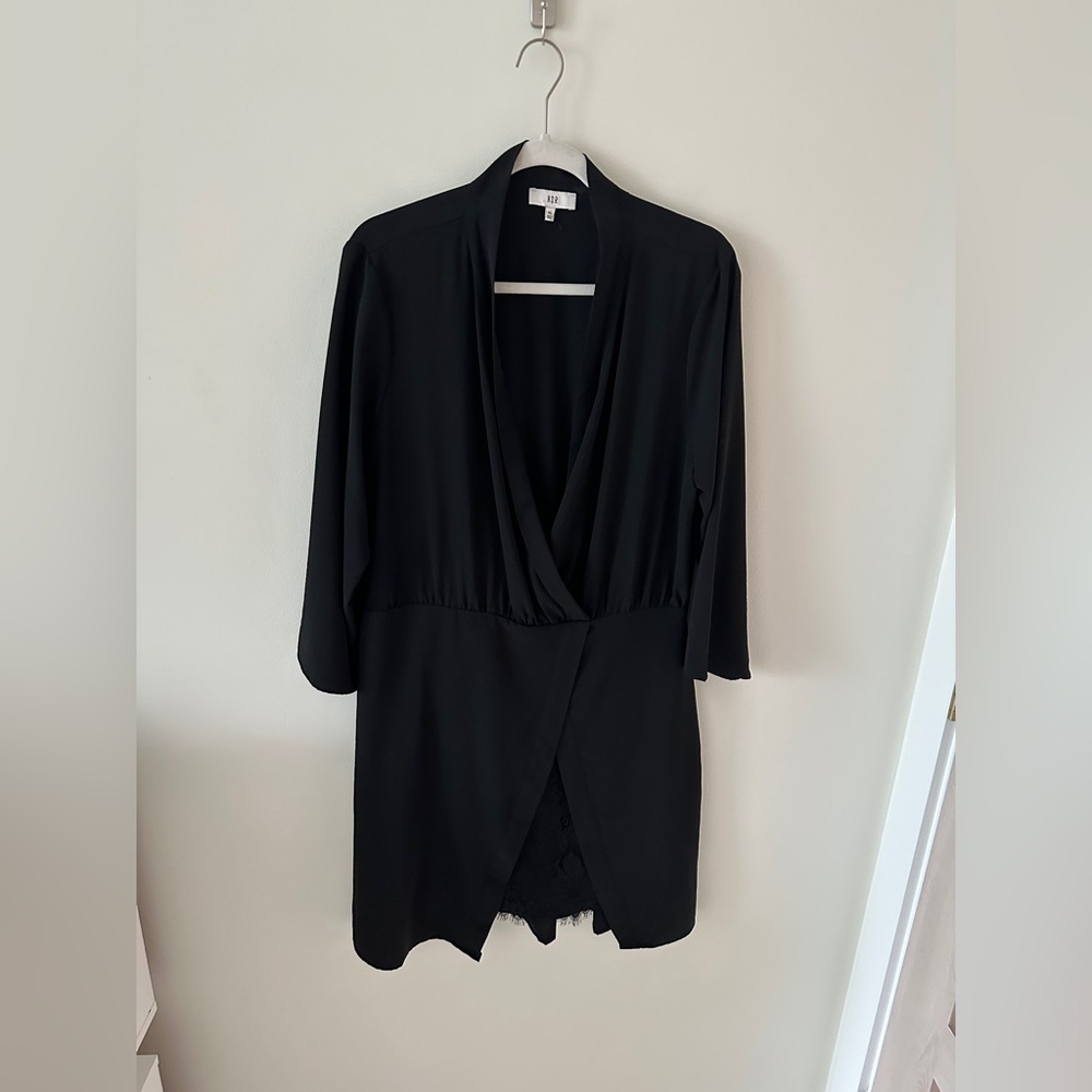 NSR Black Long Sleeve Dress